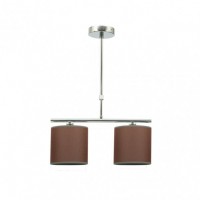 Distribuidor - Lâmpadas Diversas | Lâmpadas Clássicas | LAMPARA SENDEROS CALDERA 2XE14 50-70X40 Ref: 074552030